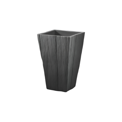 Doniczka Capri Wood wys. 55 cm antracytowa