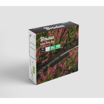 Zestaw z wężem kroplującym WATER FLOW DRIP 100 m color box