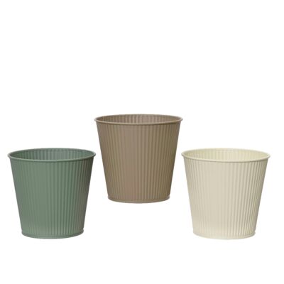 Osłonka cynkowa śr. 14 cm mix 3 kolorów