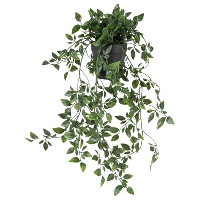 Sztuczna roślina zwisająca w doniczce