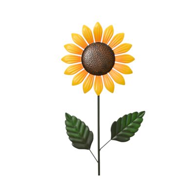 Duża dekoracja metalowa słonecznik