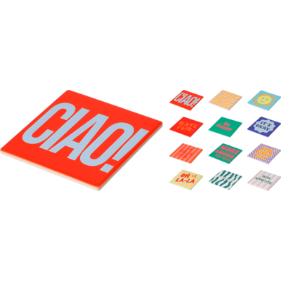 Podkładka pod kubek 9 x 9 cm mix wzorów