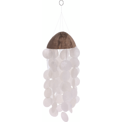 Dekoracja wisząca z naturalnych muszli