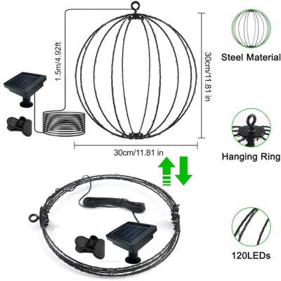 Lampion solarny wiszący SSL-6414/MULTI