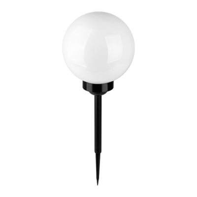 Lampa LED solarna wbijana kula ogrodowa 25 cm