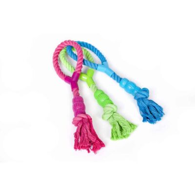 Sznur z gryzakiem Denta Fresh, 140 g x 41 cm, kolory różne, Dingo