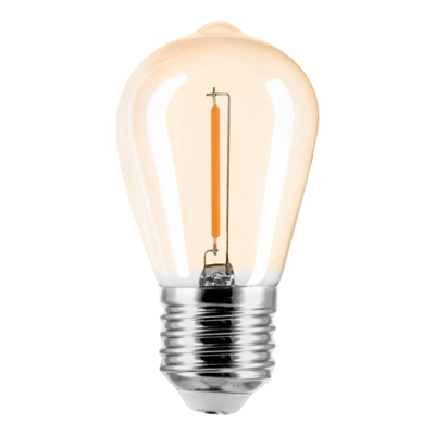 Żarówka LED filament B E27 St45 1W WW