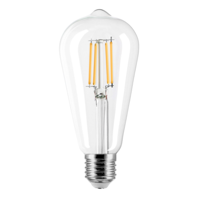 Żarówka LED filament E27 St64 4W WW