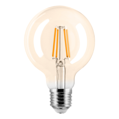 Żarówka LED filament B E27 G80 4W WW