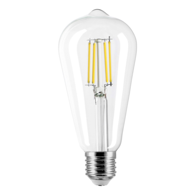 Żarówka LED filament E27 St64 4W NW
