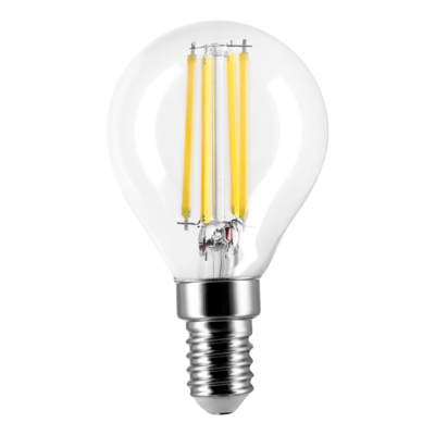 Żarówka LED filament E14 G45 6W NW