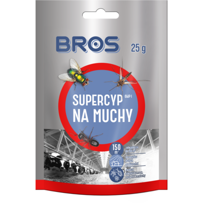 Preparat na muchy Supercyp 6WP 25 g BROS