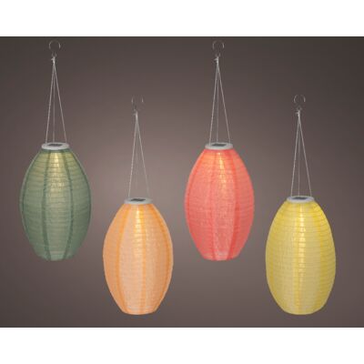 Latarenka solarna LED nylonowa mix kolorów