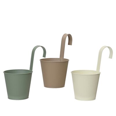 Osłonka cynkowa balkonowa wys. 26 cm mix 3 kolorów