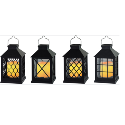 Latarenka solarna 1LED 10,5 x 10,5 x 19,5 cm