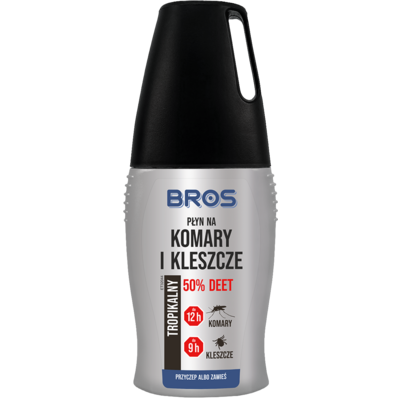 Płyn na komary i kleszcze 50% Deet 50 ml Bros