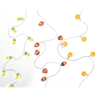Girlanda świetlna LED owoce