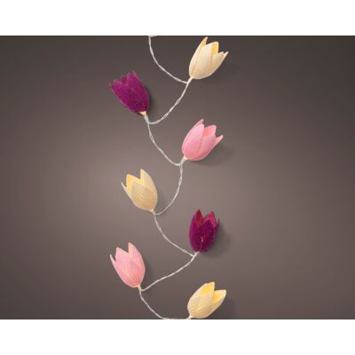 Girlanda świetlna LED tulipany