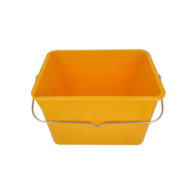 Wiadro malarskie prostokątne 24,5 x 30,5 cm 8 l żółty Hardy
