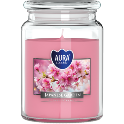 Świeca w słoiku SND99-476 japoński ogród Bispol