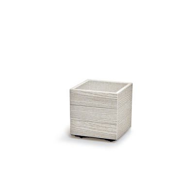 Doniczka DMA300W Madera Square Eco Wood biały