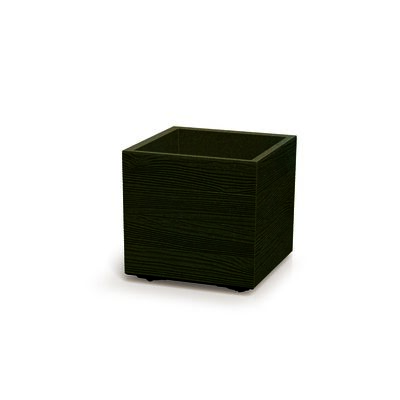 Doniczka DMA400W Madera Square Eco Wood kawa