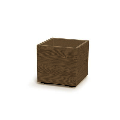 Doniczka DMA400W Madera Square Eco Wood brązowy