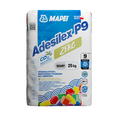 Klej cementowy ADESILEX P9 ZERO SZARY 25 kg MAPEI