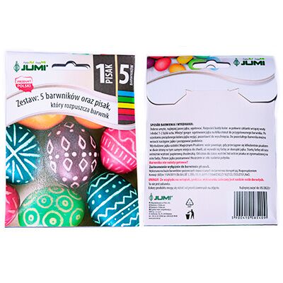 Zestaw 5 barwników + pisak który rozpuszcza barwnik