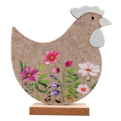 Figurka filcowa kura 25 cm