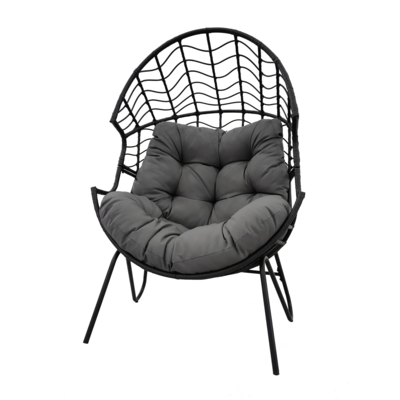 Fotel stojący Fala czarny