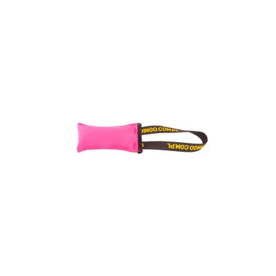 Gryzak Agility, 15 cm x 6 cm, bawełniany, różowy, Dingo