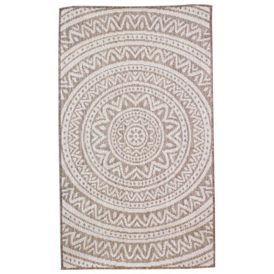 Dywan tkany zewnętrzny IKER 120 x 160 cm jasny beż