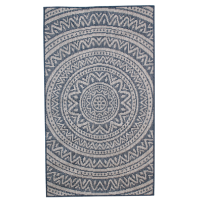 Dywan tkany zewnętrzny IKER 120 x 160 cm niebieski