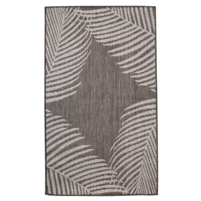 Dywan tkany zewnętrzny IRMA 80 x 140 cm ciemny beż