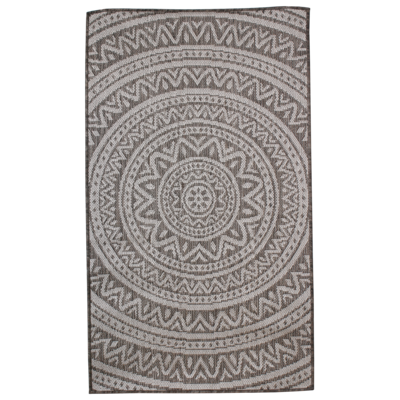 Dywan tkany zewnętrzny IKER 120 x 160 cm ciemny beż