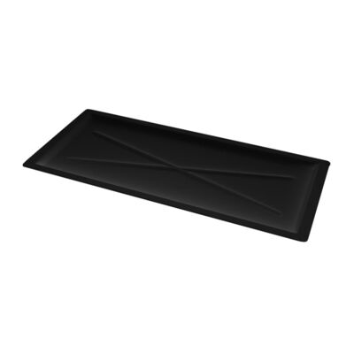 Podstawka pod suszarkę szeroka 50 x 22,5 cm czarny