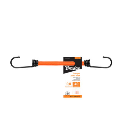 Guma elastyczna z hakiem metalowym BUNGEE CORD HOOK 80 cm