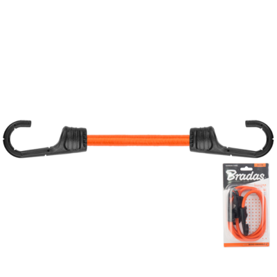 Guma elastyczna z hakiem metalowym pokrytym PVC BUNGEE CORD HOOK 80 cm 2 sztuki