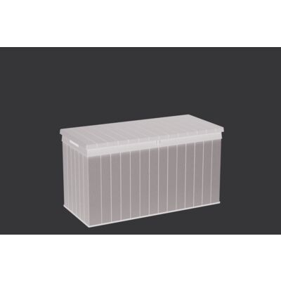 Skrzynia Darwin 570 l szara