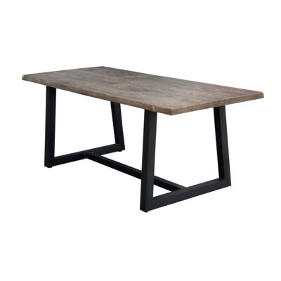 Stół prostokątny 80 x 200 cm imitacja drewna