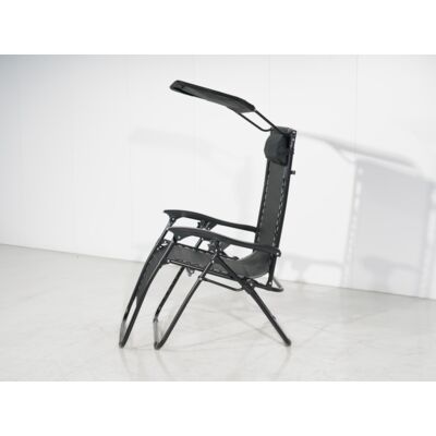 Fotel z podnóżkiem i daszkiem