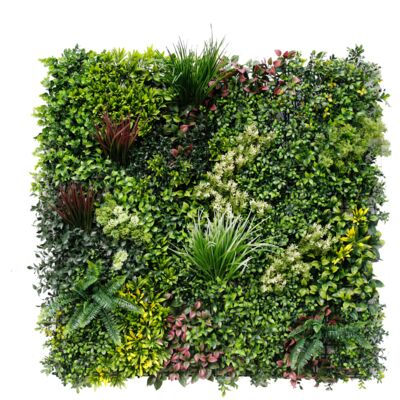 Panel osłonowy 100 x 100 cm mix liści zielony