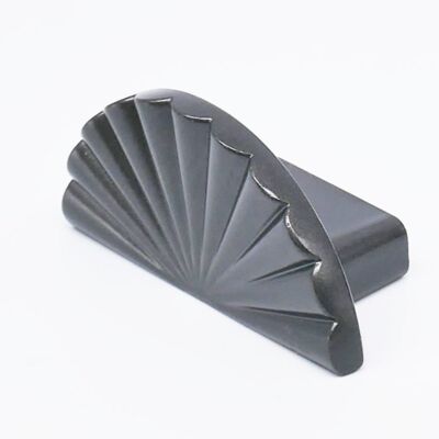 Gałka połówkowa meblowa U D-G57157-016 czarny matowy