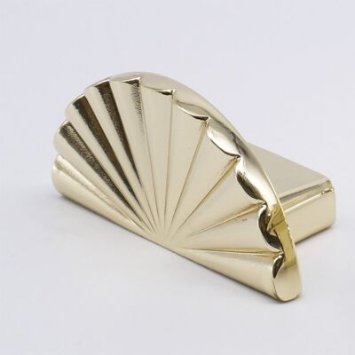 Gałka połówkowa meblowa U D-G57157-016 złoty połysk