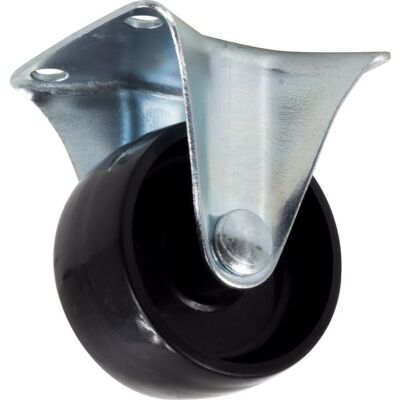 Rolka meblowa stała 50 mm/30 kg plastik