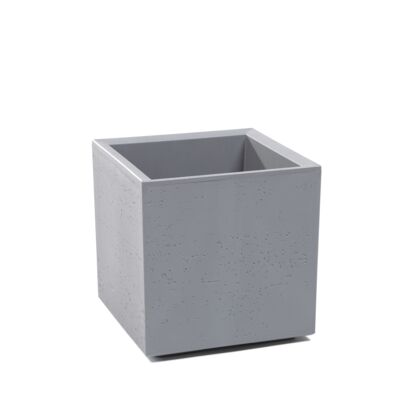 Kwietnik Karo 30 x 30 x 30 cm beton recycled szary