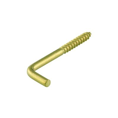 Hak śrubowy prosty 30 x 2,8 x 13 x 12 mm mosiężny Suki