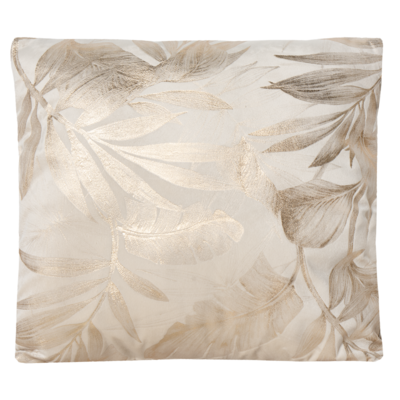 Poszewka VELORA 45 x 45 cm ecru-złoty