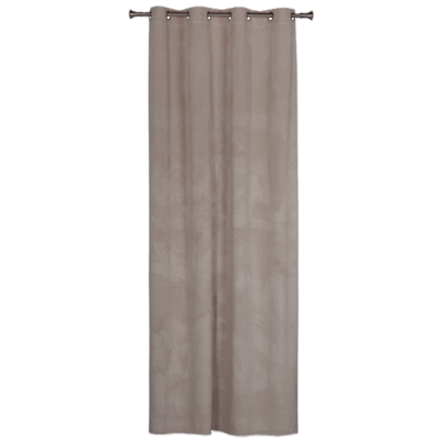 Zasłona z kółkami Brill 140 x 250 cm taupe